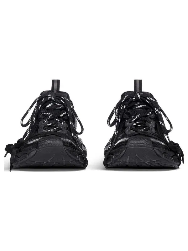 Тапочки 3xl mules 'black mesh and polyurethane' Balenciaga — изображение 4 из 4, черный