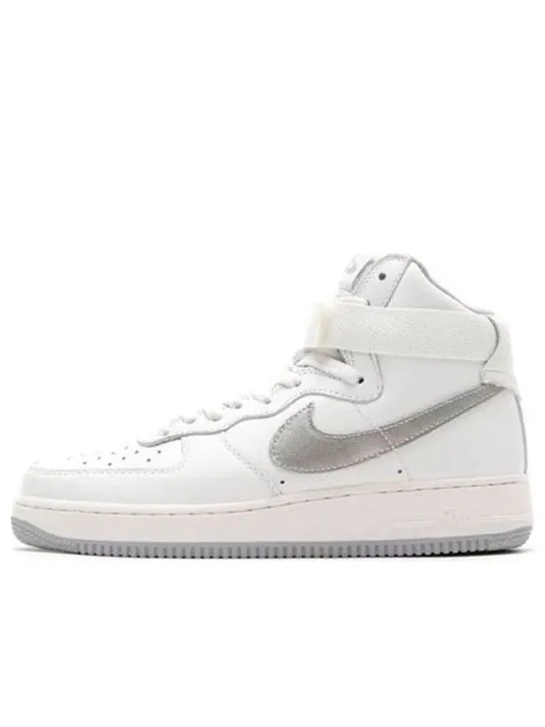 Кроссовки air force 1 высокие ретро qs Nike — изображение 1 из 3, белый/серый