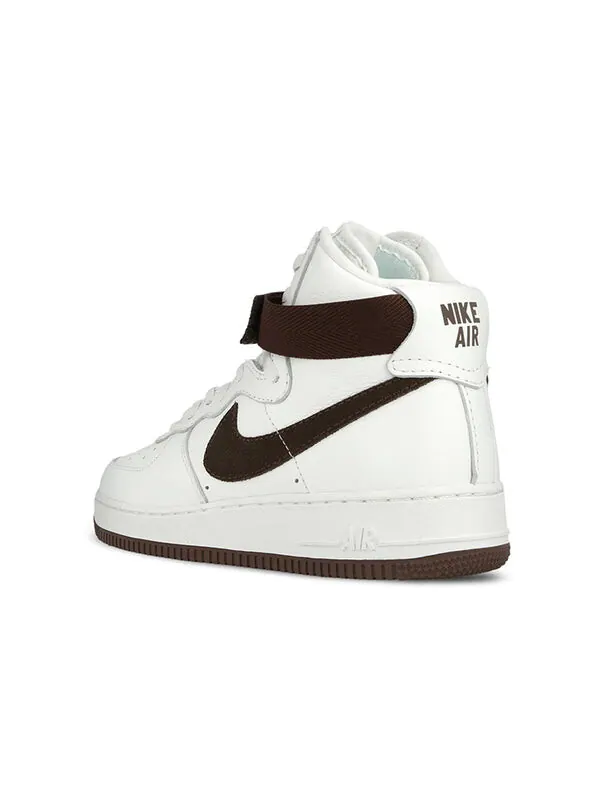 Кроссовки air force 1 высокие ретро qs Nike — изображение 4 из 4, белый/коричневый