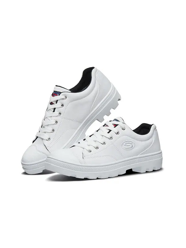 Кроссовки roadies low top canvas sneakers white Skechers — изображение 3 из 4, белый