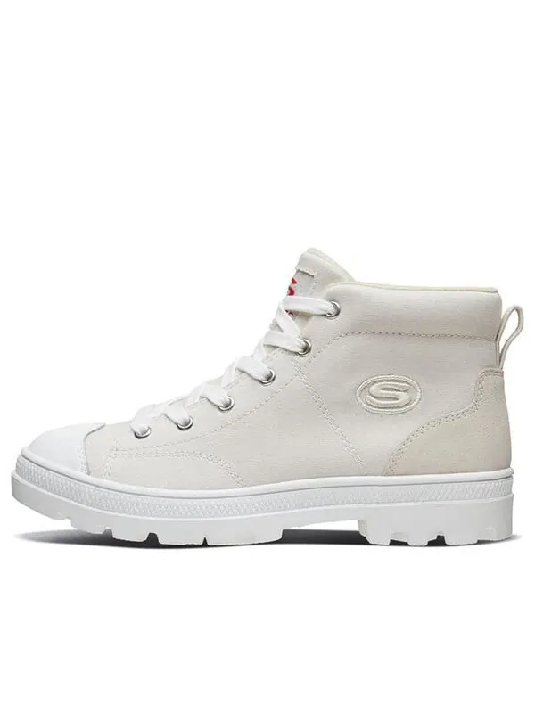 Кроссовки roadies high-top canvas shoes white Skechers — изображение 1 из 4, белый