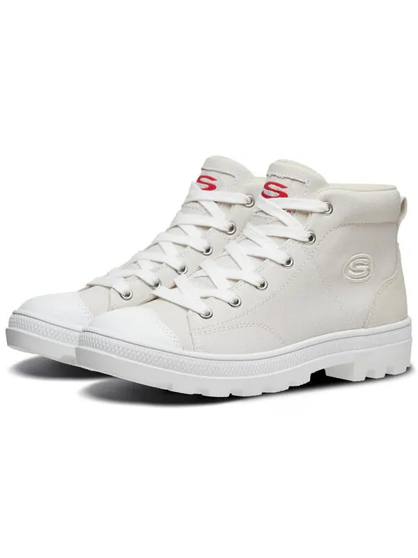 Кроссовки roadies high-top canvas shoes white Skechers — изображение 3 из 4, белый