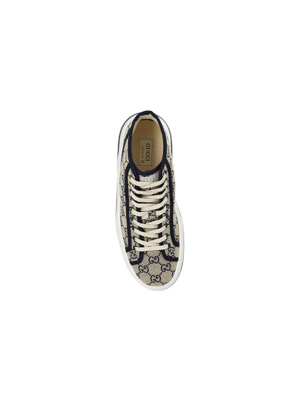 Кроссовки gg high top sneaker 'beige blue' Gucci — изображение 4 из 4, бежевый/синий