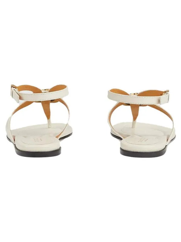 Сандалии double g thong sandal 'white leather' Gucci — изображение 3 из 3, белый