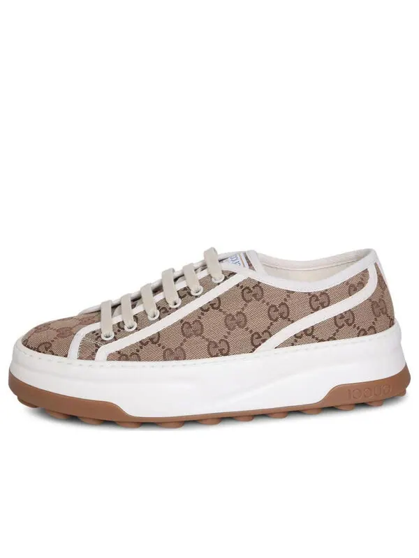 Кроссовки gg sneaker 'interlocking g - beige' Gucci — изображение 1 из 4, бежевый