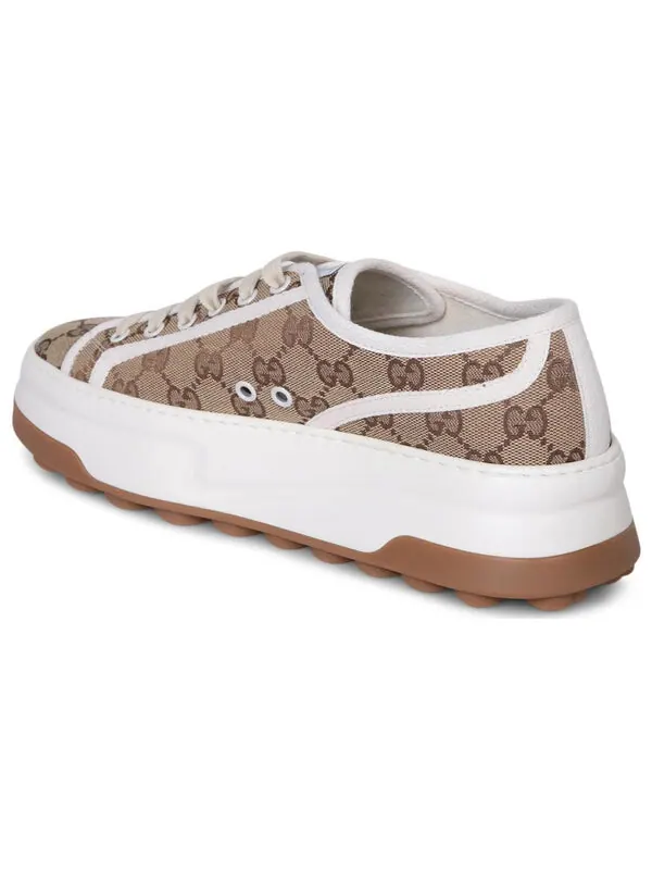 Кроссовки gg sneaker 'interlocking g - beige' Gucci — изображение 4 из 4, бежевый