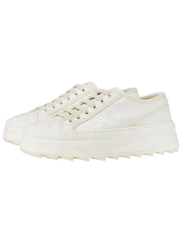 Кроссовки gg sneakers 'white' Gucci — изображение 3 из 4, белый