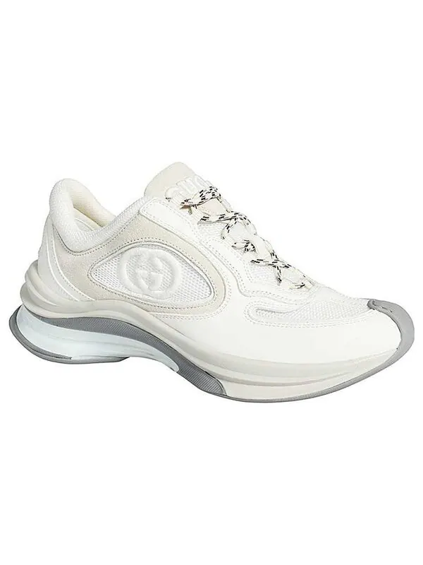 Кроссовки run sneaker 'white suede' Gucci — изображение 4 из 4, белый