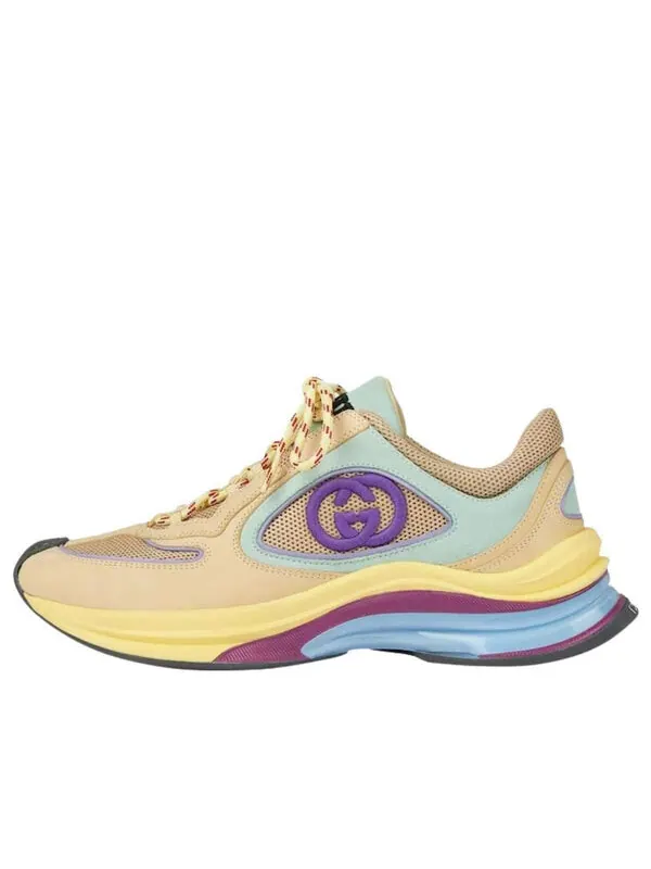 Кроссовки run 'yellow suede' Gucci — изображение 1 из 3, желтый