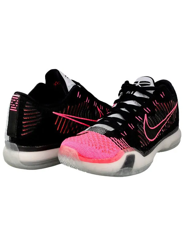Кроссовки kobe 10 elite Nike — изображение 3 из 4, черный/-серый-розовый