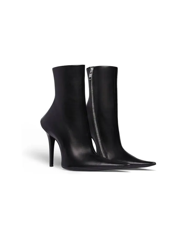 Кроссовки witch 110mm booties 'black sheepskin' Balenciaga — изображение 3 из 4, черный