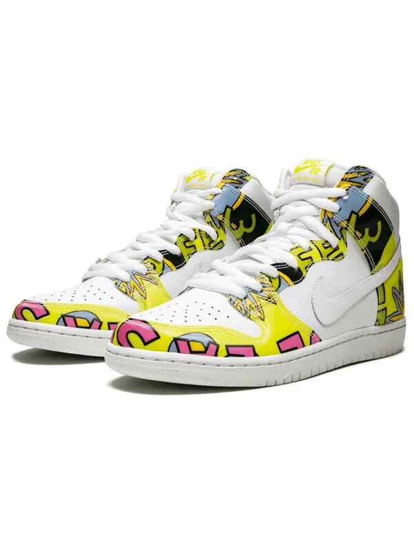 Кроссовки dunk high prm dls sb qs Nike — изображение 2 из 4, белый