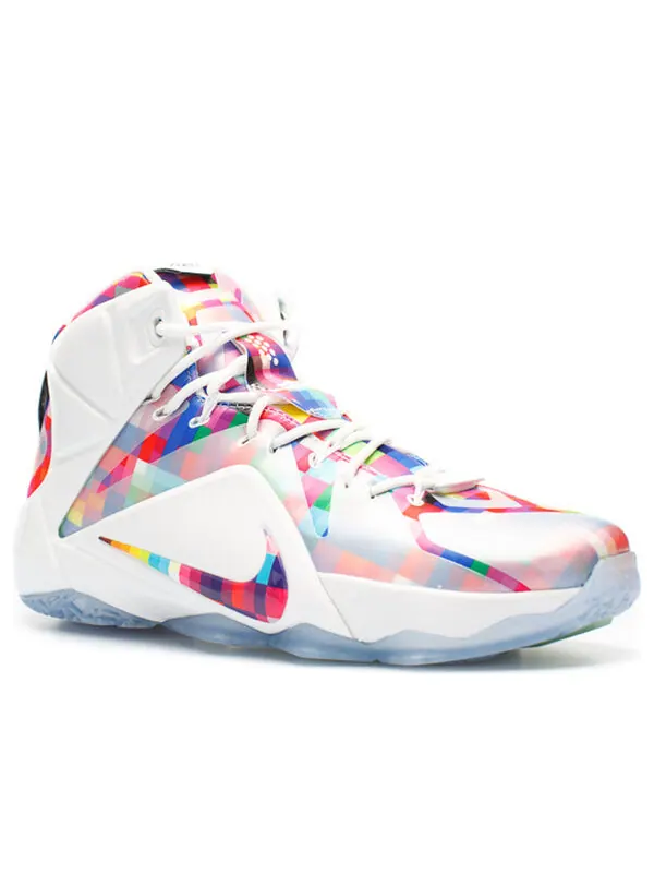 Кроссовки lebron 12 ext 'prism' Nike — изображение 2 из 4, мульти-/белый