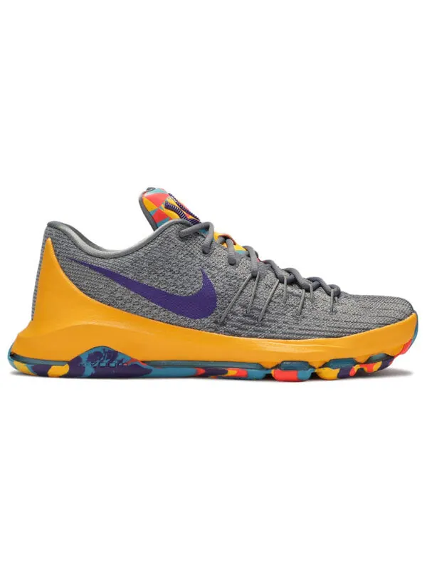 Кроссовки кд 8 Nike — изображение 2 из 4, серый/серый/синий