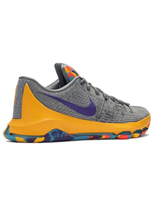 Кроссовки кд 8 Nike — изображение 3 из 4, серый/серый/синий