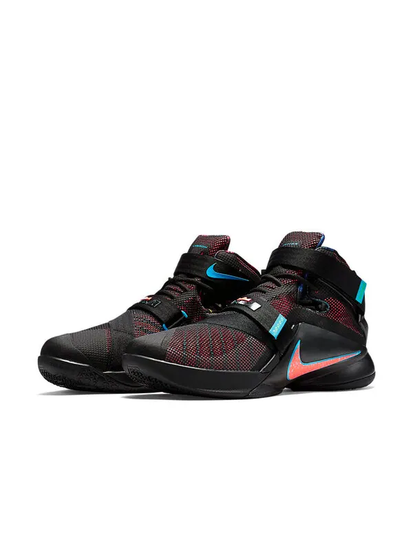 Кроссовки леброн зум солдат 9 Nike — изображение 3 из 4, черный/оранжевый