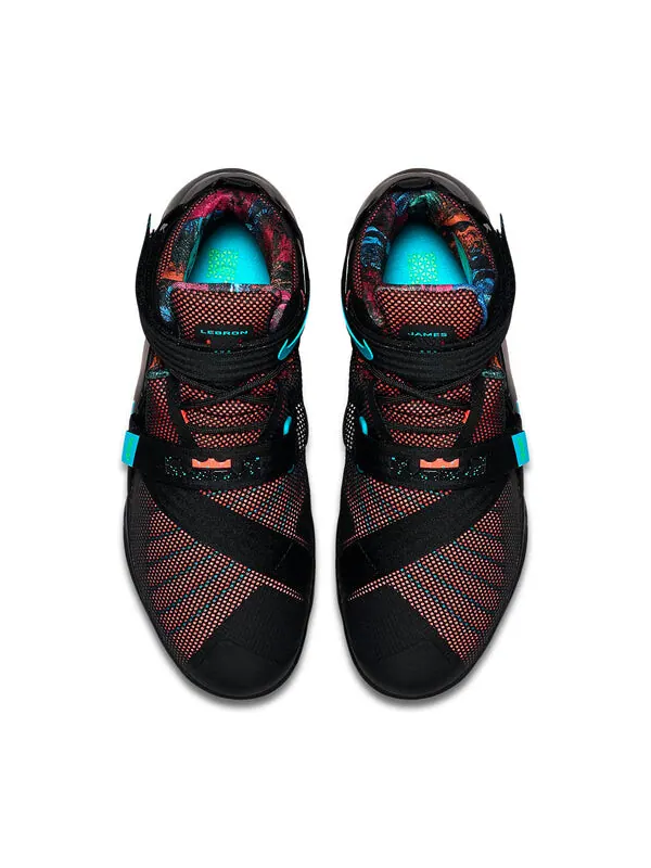 Кроссовки леброн зум солдат 9 Nike — изображение 4 из 4, черный/оранжевый