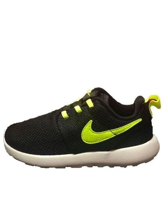 Кроссовки roshe one running sneakers Nike — изображение 1 из 1, черный/зеленый