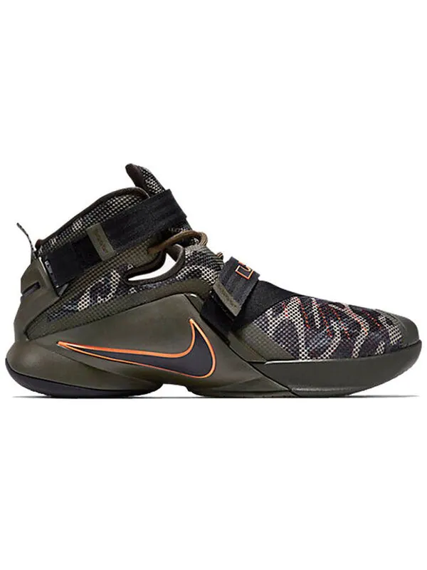 Кроссовки lebron soldier 9 prm ep Nike — изображение 2 из 4, хаки
