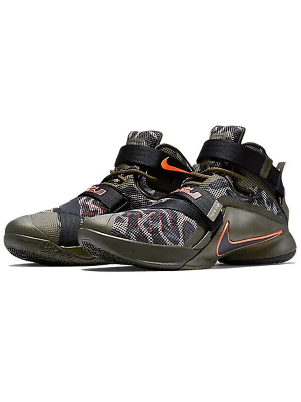 Кроссовки lebron soldier 9 prm ep Nike — изображение 3 из 4, хаки