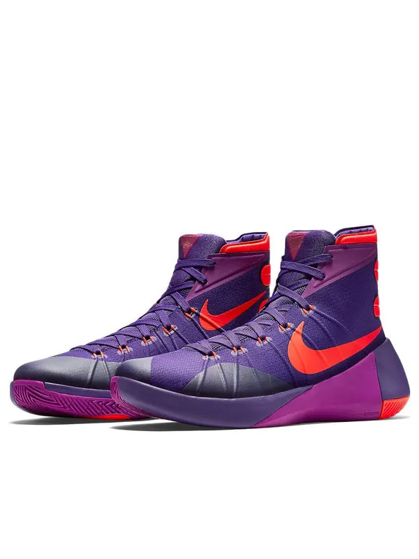 Кроссовки hyperdunk 2015 'purple orange' Nike — изображение 3 из 4, фиолетовый/оранжевый