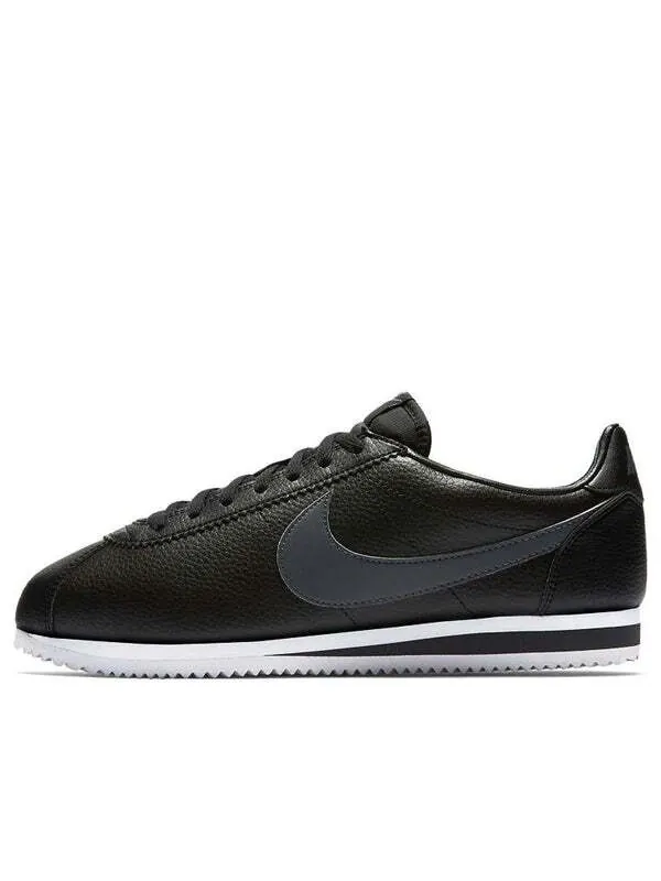 Кроссовки классические cortez кожа Nike — изображение 1 из 4, черный/темный серый