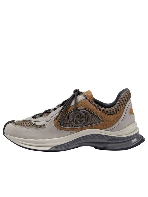Кроссовки run sneaker 'light grey brown' Gucci — изображение 1 из 4, серый