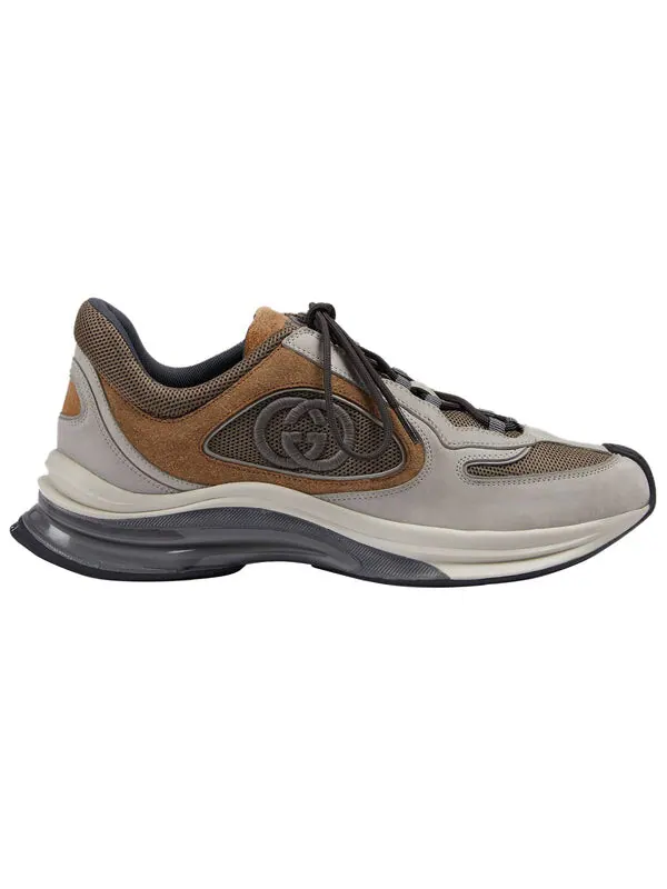 Кроссовки run sneaker 'light grey brown' Gucci — изображение 2 из 4, серый