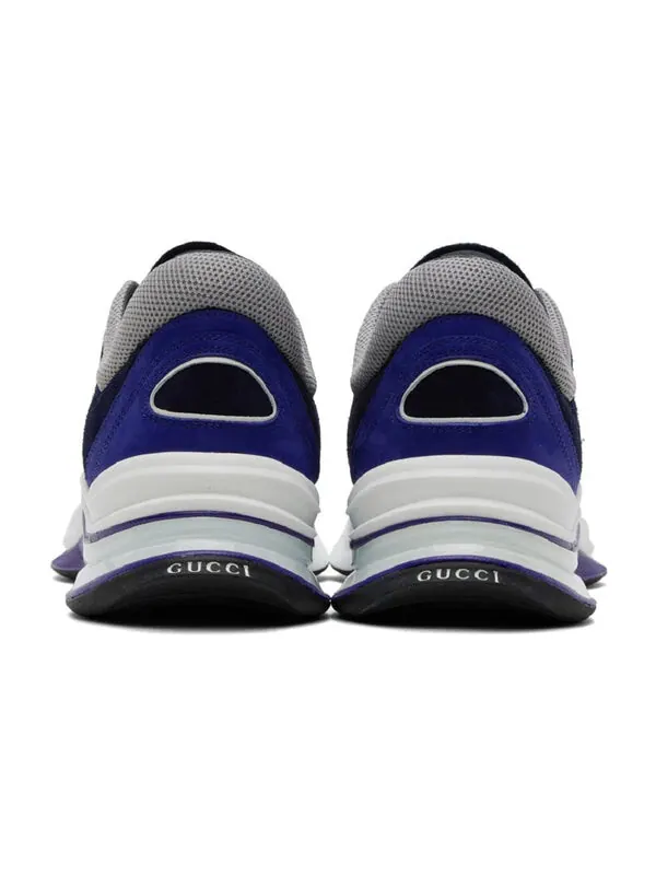 Кроссовки run suede sneakers 'royal blue' Gucci — изображение 4 из 4, синий/белый/серый/черный