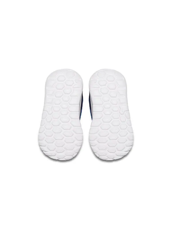 Кроссовки flex experience 4 низкие беговые кроссовки Nike — изображение 4 из 4, синий/оранжевый