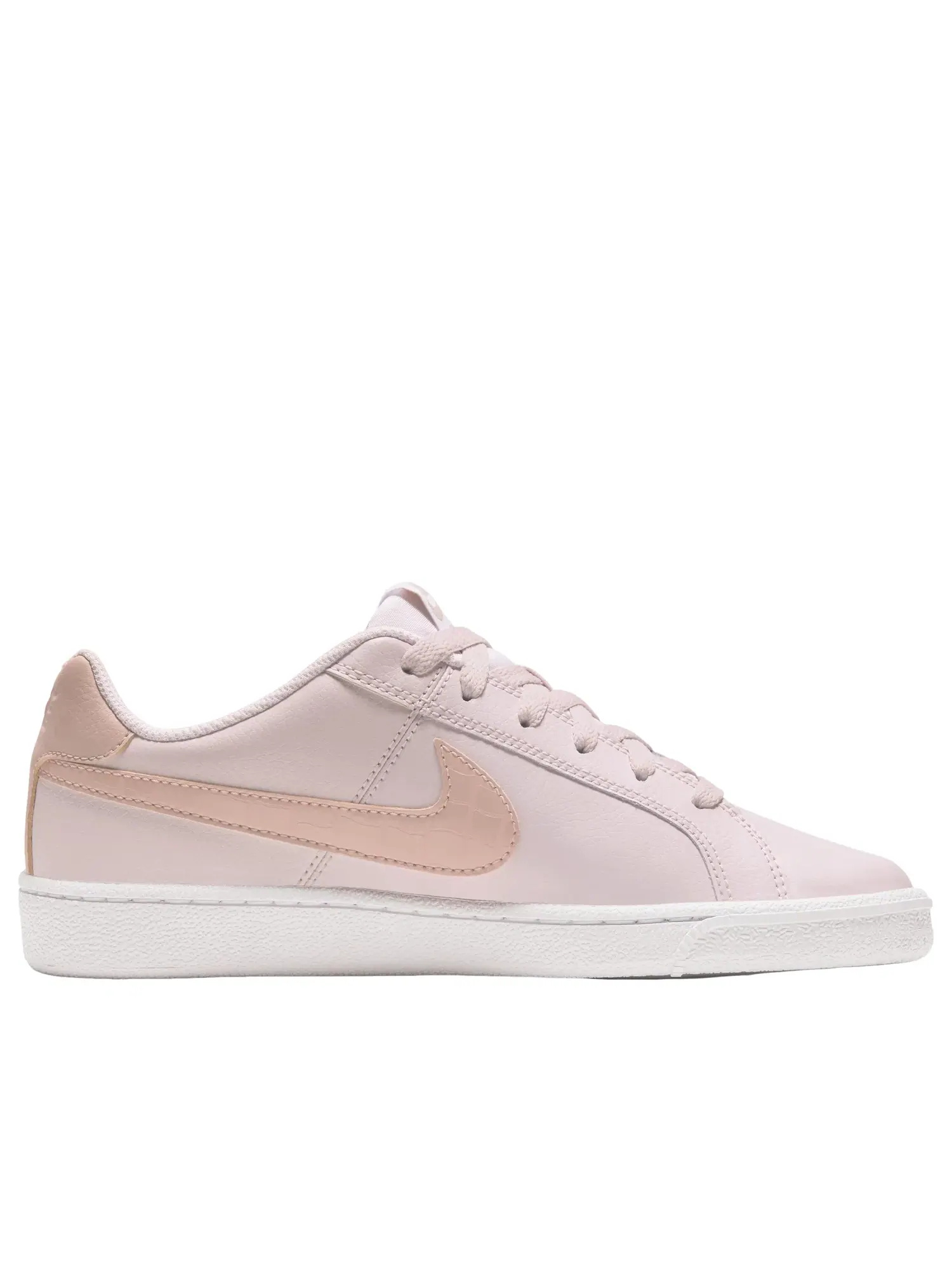 Женские кроссовки с кожаным верхом Nike Court Royale Barely Rose — изображение 2 из 6, розовый