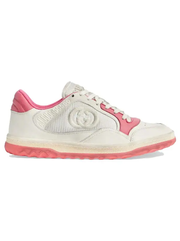 Кроссовки mac80 sneaker 'off white pink' Gucci — изображение 2 из 4, белый/розовый