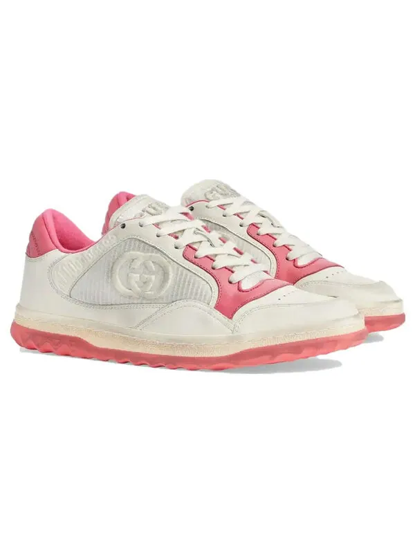 Кроссовки mac80 sneaker 'off white pink' Gucci — изображение 3 из 4, белый/розовый