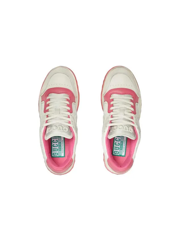 Кроссовки mac80 sneaker 'off white pink' Gucci — изображение 4 из 4, белый/розовый