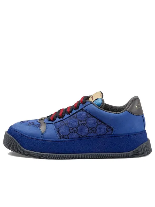 Кроссовки screener gg sneakers 'blue red' Gucci — изображение 1 из 4, синий/красный