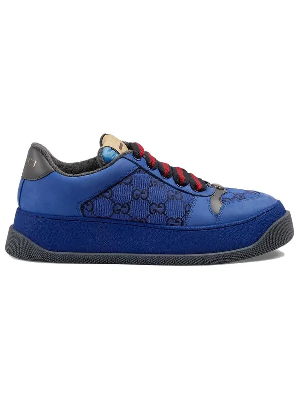 Кроссовки screener gg sneakers 'blue red' Gucci — изображение 2 из 4, синий/красный