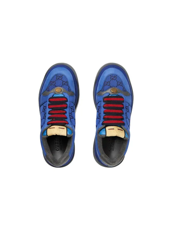 Кроссовки screener gg sneakers 'blue red' Gucci — изображение 4 из 4, синий/красный