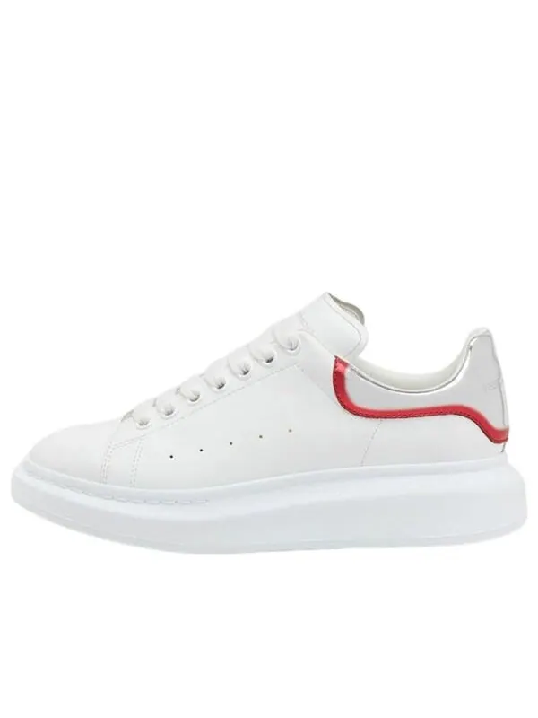 Кроссовки oversized sneaker 'white silver red' Alexander Mcqueen — изображение 1 из 4