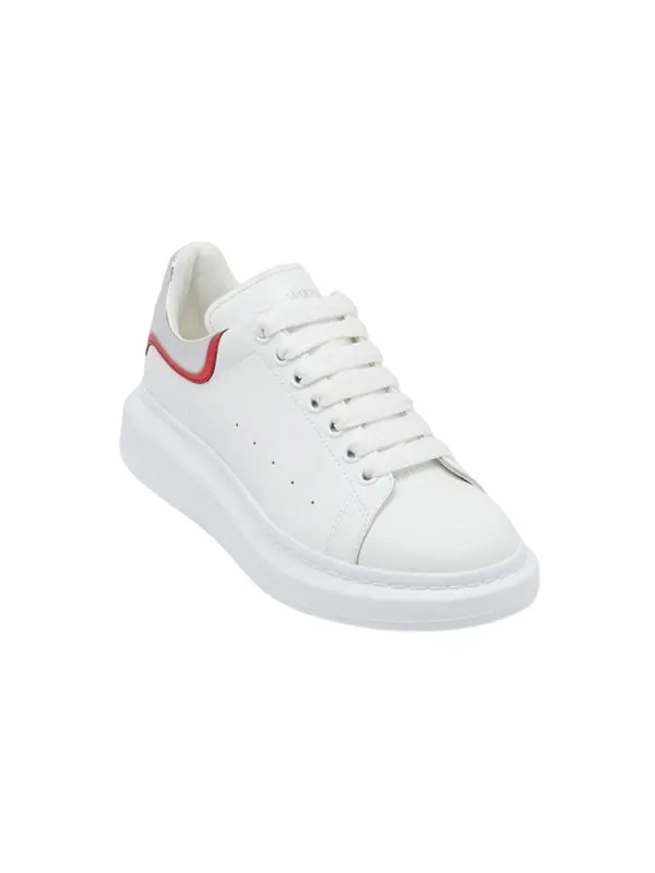 Кроссовки oversized sneaker 'white silver red' Alexander Mcqueen — изображение 2 из 4