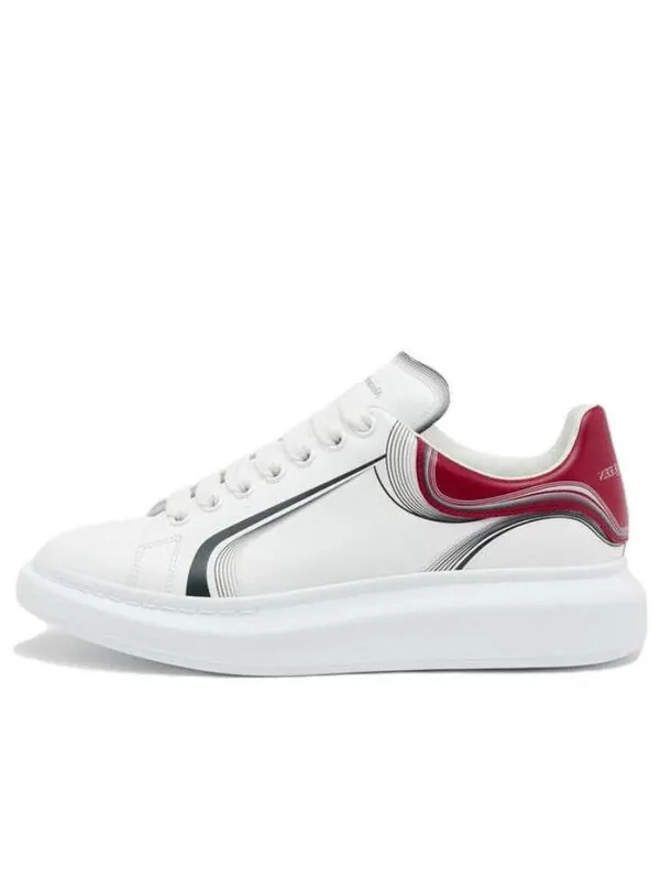 Кроссовки oversized sneaker 'curve tech - garnet' Alexander Mcqueen — изображение 1 из 4, белый