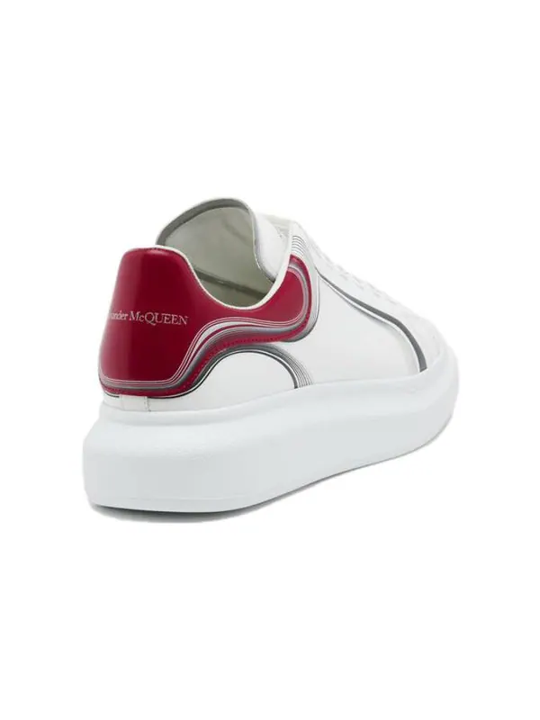 Кроссовки oversized sneaker 'curve tech - garnet' Alexander Mcqueen — изображение 4 из 4, белый