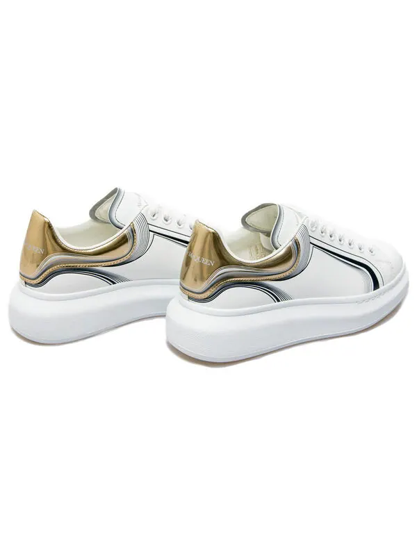 Кроссовки oversized sneaker 'white vanilla black' Alexander Mcqueen — изображение 4 из 4, белый//черный