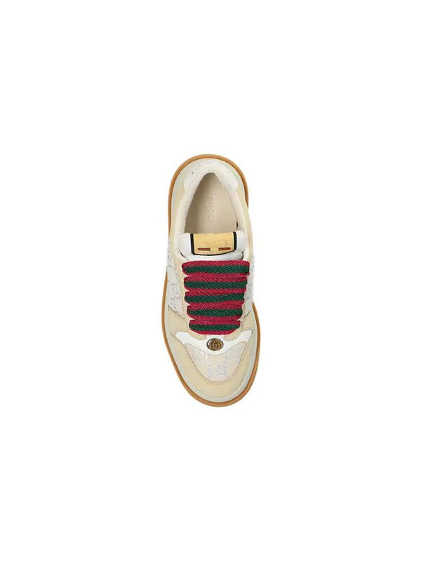 Кроссовки screener 'gg monogram - beige' Gucci — изображение 4 из 4, белый/бежевый