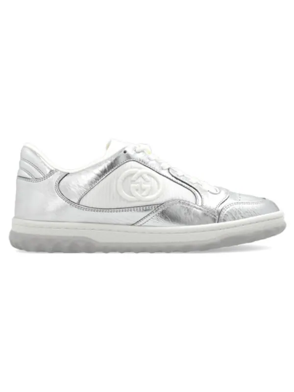 Кроссовки mac80 embroidered sneakers 'white silver' Gucci — изображение 2 из 4