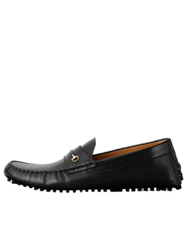 Кроссовки interlocking g driver loafers 'core black' Gucci — изображение 1 из 4, черный