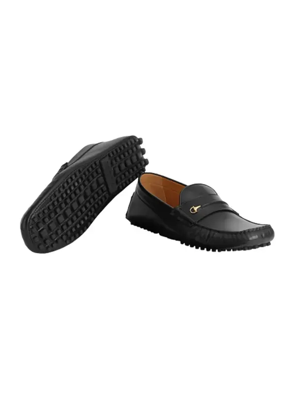 Кроссовки interlocking g driver loafers 'core black' Gucci — изображение 3 из 4, черный