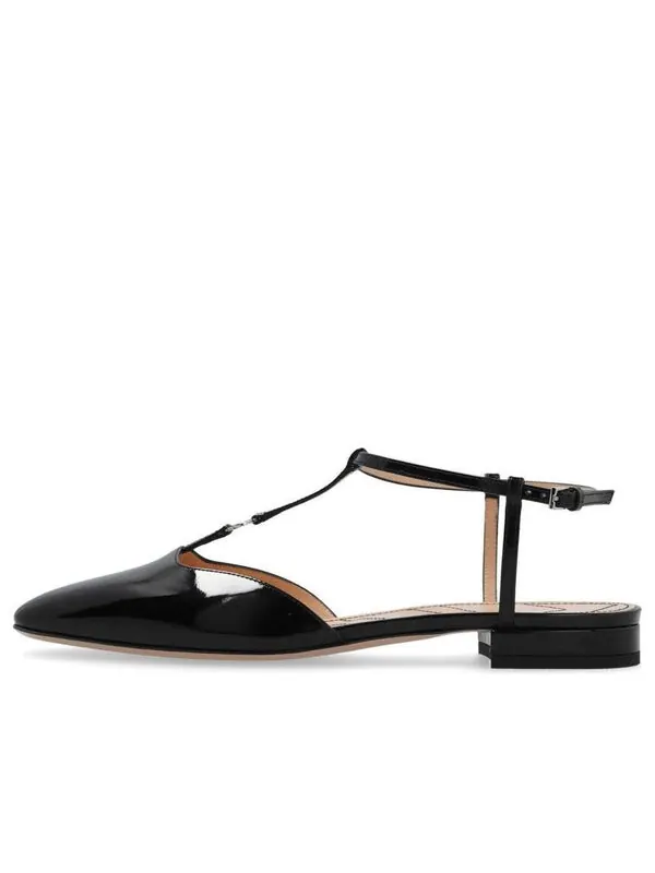 Тапочки new denim ballerina flats 'black' Gucci