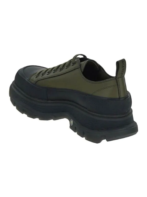 Кроссовки lace-up sneakers 'army green black' Alexander Mcqueen — изображение 3 из 3, зеленый/черный