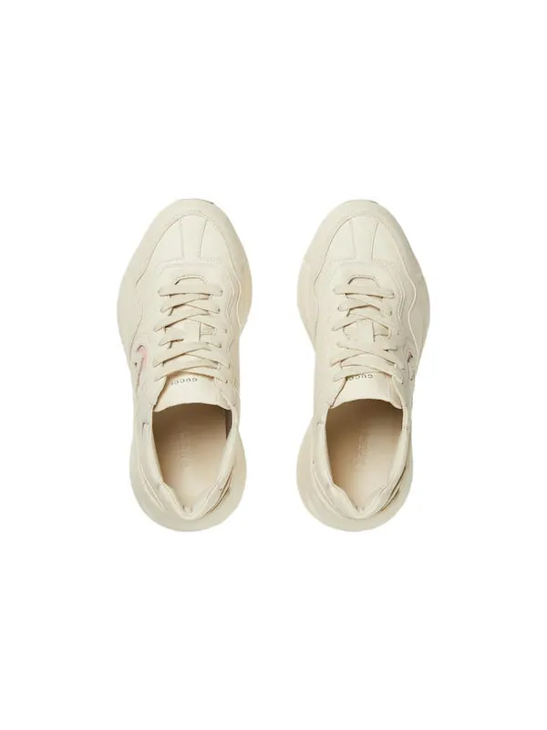 Кроссовки rhyton 'interlocking g - pink' Gucci — изображение 3 из 4, белый