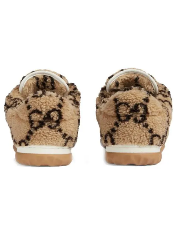Кроссовки mac80 sneaker 'interlocking g embroidery - beige ebony' Gucci — изображение 4 из 4, бежевый